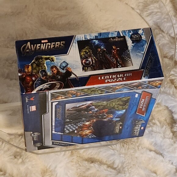 Marvel Avengers 100-Pc Lenticular 3D Poster Puzzle (12"x9") – Cardinal - Picture 6 of 6